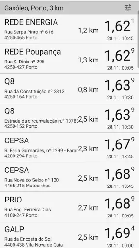 Preço de gasolina - Fuel Flash screenshot