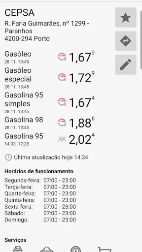 Preço de gasolina - Fuel Flash screenshot