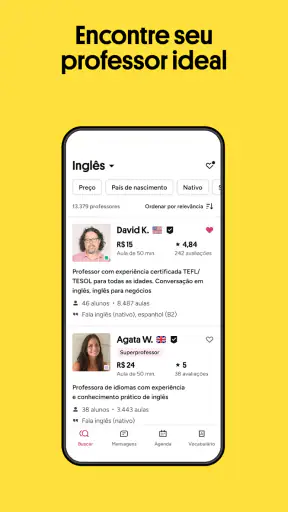 Preply: aprender inglês e mais screenshot