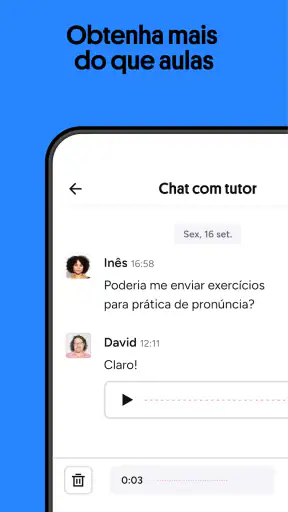 Preply: aprender inglês e mais screenshot
