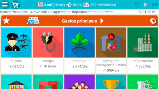 Presidente Simulador Lite screenshot