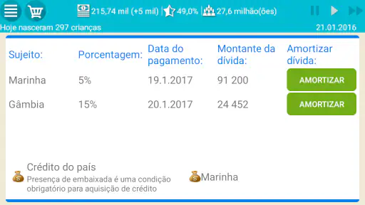 Presidente Simulador Lite screenshot