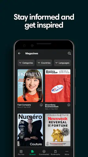 PressReader (preinstalled) screenshot
