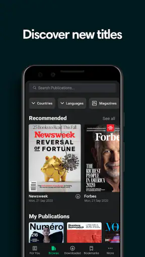PressReader (preinstalled) screenshot