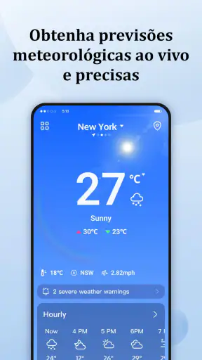 Previsão diária: Tempo e radar screenshot