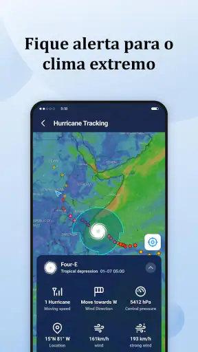Previsão diária: Tempo e radar screenshot