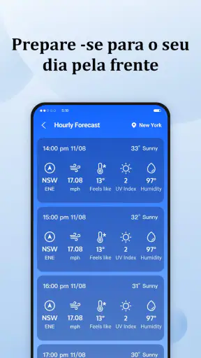 Previsão diária: Tempo e radar screenshot