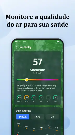 Previsão diária: Tempo e radar screenshot