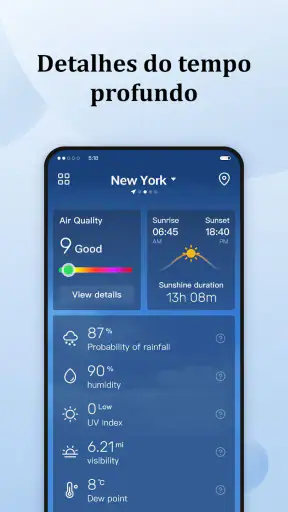 Previsão diária: Tempo e radar screenshot