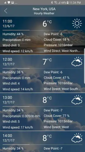 Previsão do tempo screenshot
