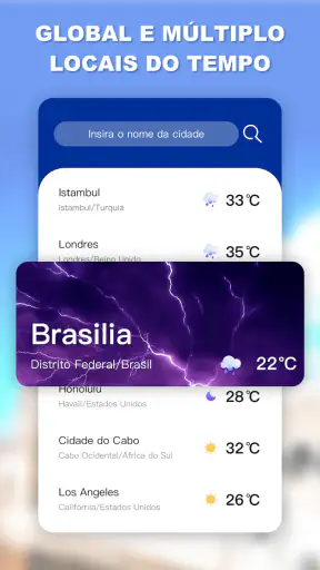 Previsão do tempo - clima screenshot