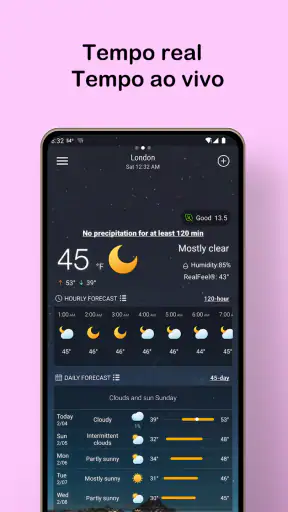 Previsão do tempo local screenshot