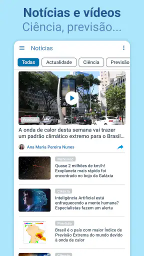 Previsão do Tempo - Meteored screenshot