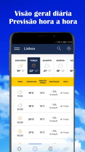 Previsão do tempo Meteosource screenshot