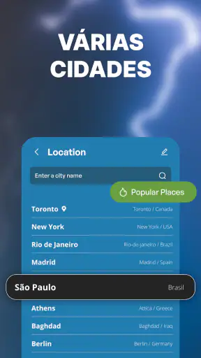 Previsão do tempo precisa screenshot