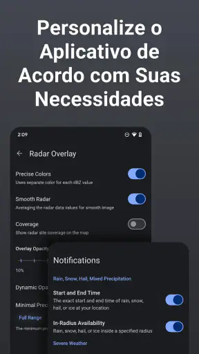 Previsão do tempo Rain Viewer screenshot