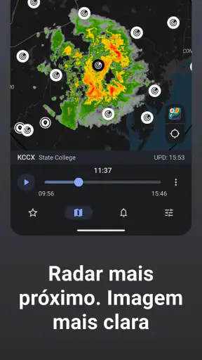 Previsão do tempo Rain Viewer screenshot