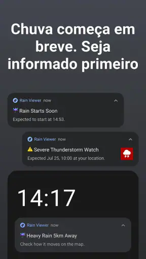 Previsão do tempo Rain Viewer screenshot
