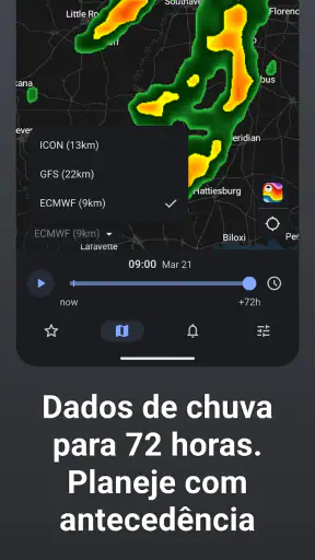 Previsão do tempo Rain Viewer screenshot