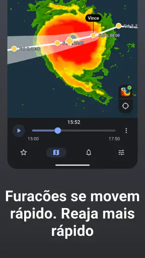 Previsão do tempo Rain Viewer screenshot