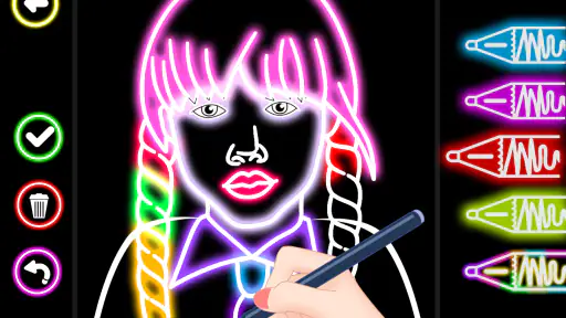 Princess Coloring Book Glitter screenshot