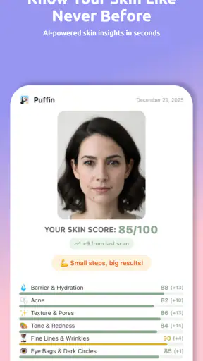Puffin: Acne Tracker screenshot