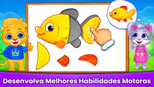 Quebra cabeça infantil jogo 3+ screenshot