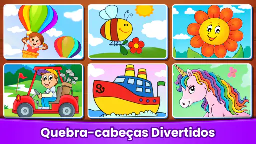 Quebra cabeça infantil jogo 3+ screenshot