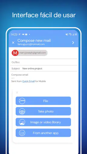 Quick Email – Todos os E-mails screenshot