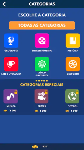 Quiz - Conhecimentos Gerais screenshot