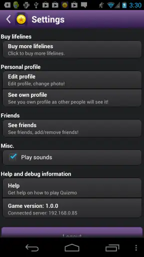 Quizmo - free trivia quiz game screenshot