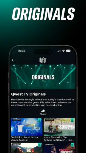 Qwest TV+ screenshot