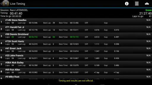 Race Monitor screenshot