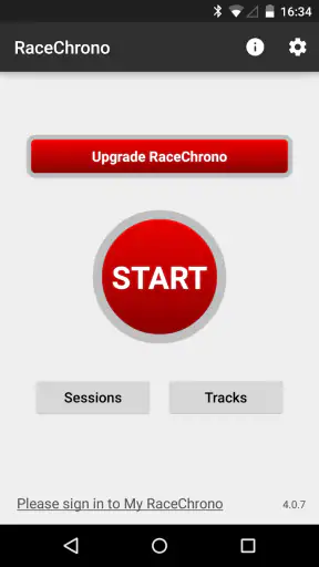 RaceChrono screenshot