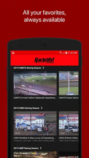 RacinDirt TV screenshot