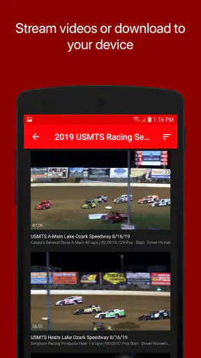 RacinDirt TV screenshot
