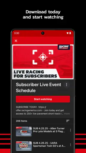 RacingAmerica.tv screenshot