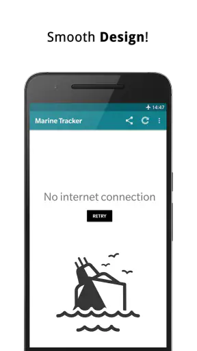 Radar marítimo - Navio Tracker screenshot