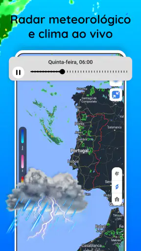Radar meteorológico ao vivo screenshot