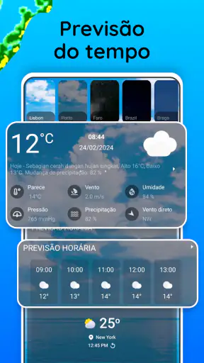 Radar meteorológico ao vivo screenshot