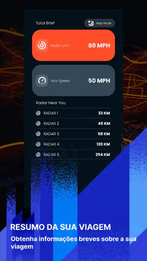 Radar, Velocímetro, GPS, HUD screenshot