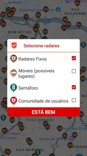 Radares Fixos e Móveis screenshot