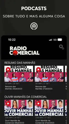 Rádio Comercial screenshot