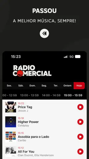 Rádio Comercial screenshot