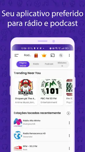 Rádio FM screenshot