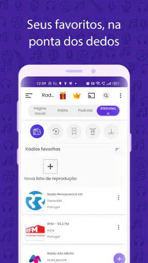 Rádio FM screenshot