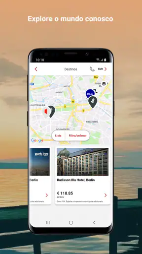 Radisson Hotels – reservas screenshot