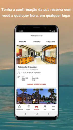 Radisson Hotels – reservas screenshot
