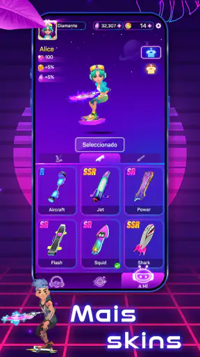 Rainbow Surfer: Duet Color screenshot