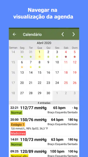 Rastreador de Pressão Arterial screenshot